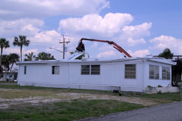 Mobile Home Demolition in Findlay